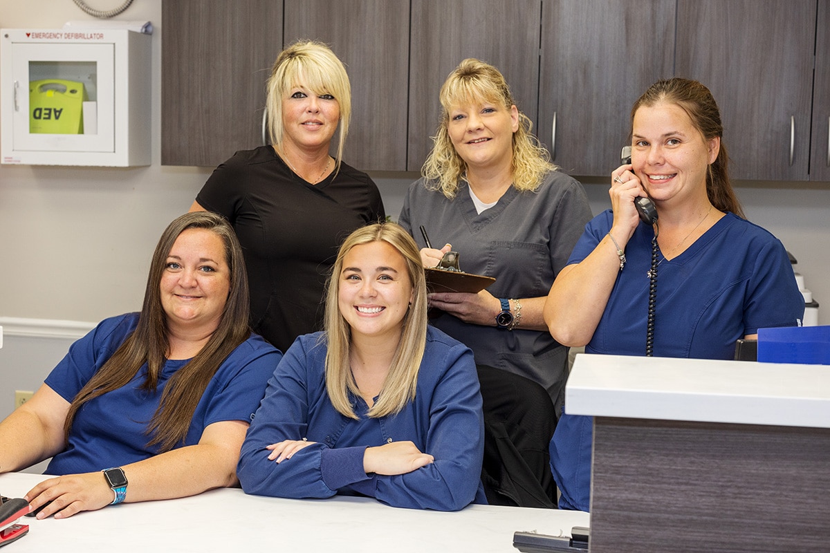 Buckeye nurses at the nurses' station
